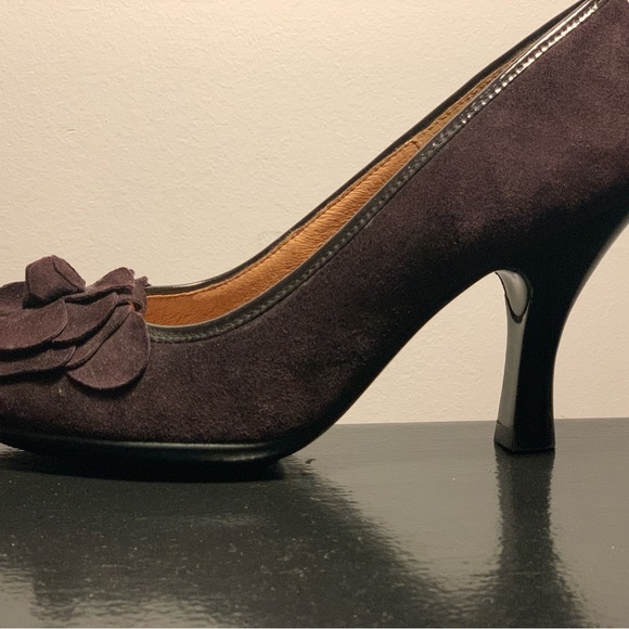 Sofft Brand purple suede pumps size 8 - Picture 8 of 8